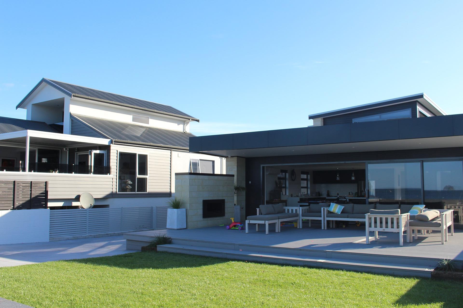 Modern house with a spacious terrace